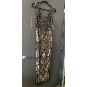 Beautifully Beaded Long Gown